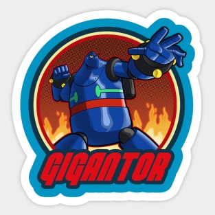 Gigantor Sticker